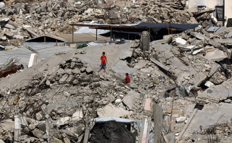 Gaza residential building collapse